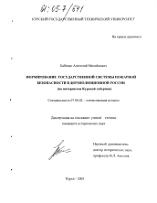 Диссертация по истории на тему 'Формирование государственной системы пожарной безопасности в дореволюционной России'