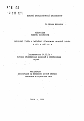 Автореферат по истории на тему 'Городские советы и партийные организации Западной Сибири (1971-1980 гг. )'
