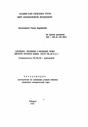 Автореферат по истории на тему 'Нареквави. Поселение и могильник эпохи широкого освоения железа (VIII-VI вв. до н.э.)'