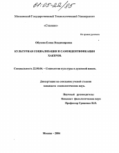 Диссертация по социологии на тему 'Культурная социализация и самоидентификация хакеров'