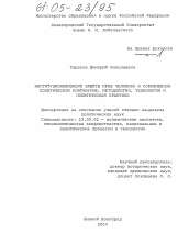 Диссертация по политологии на тему 'Институционализация защиты прав человека в современном политическом континууме'