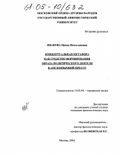 Диссертация по филологии на тему 'Концептуальная метафора как средство формирования образа политического деятеля в англоязычной прессе'