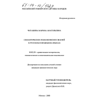 Диссертация по филологии на тему 'Семантическое поле воинских званий в русском и немецком языках'