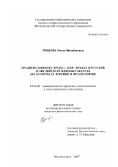 Диссертация по филологии на тему 'Градиент-концепт "дружба-мир-вражда" в русской и английской лингвокультурах'