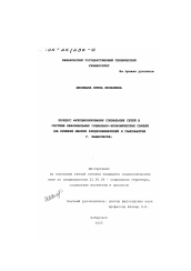 Диссертация по социологии на тему 'Процесс функционирования социальных сетей в системе неформальных социально-экономических связей'