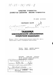 Диссертация по филологии на тему 'Лингвистическое исследование ойконимии Горного Бадахшана'