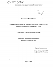 Диссертация по истории на тему 'Китайская диаспора в США в 60-е - 90-е годы XX века: опыт цивилизационного взаимодействия'